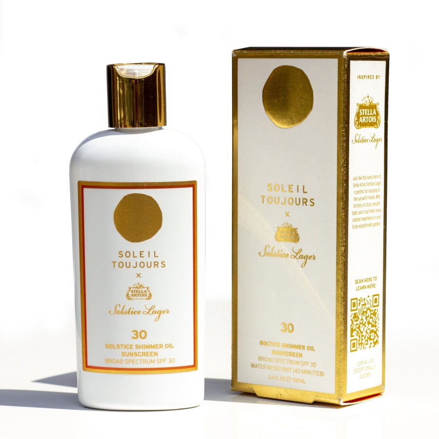 Soleil Toujours Solstice Shimmer Oil Sunscreen Spf 30 New