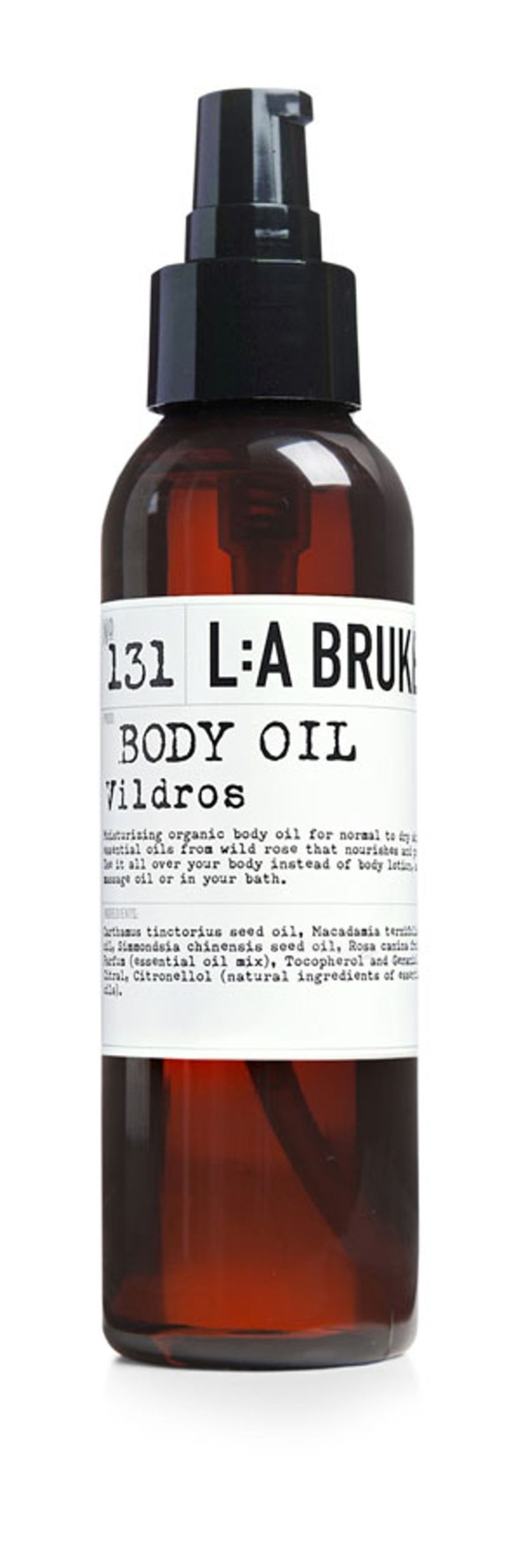 L:A Bruket 131 Wildrose Body Oil Wholesale